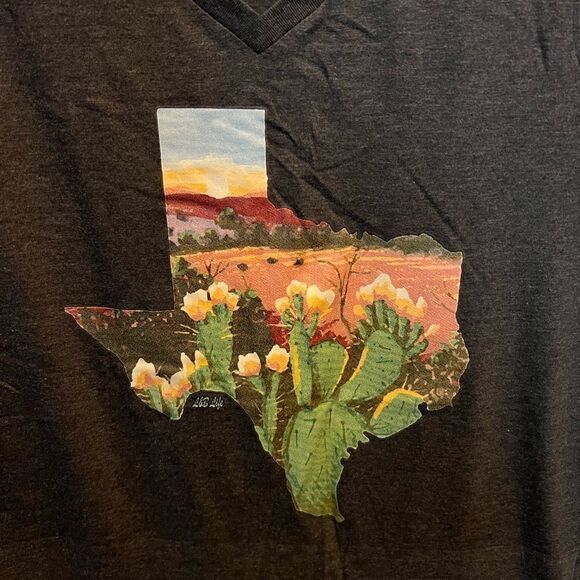 Texas cactus women’s shirt - Picture 3 of 6